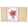 5757 SUN-RST-BLX-FLOWER SET GÜL BUKETİ 3LÜ KRMZ 285 PRÇ