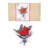 5757 SUN-RST-BLX-FLOWER SET GÜL BUKETİ 3LÜ KRMZ 285 PRÇ