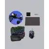 5’i 1 Arada Mobil Oyun Seti Bluetooth 5.3 Klavye Mouse Dönüştürücü Gaming Kit