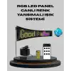 5v Usb Akıllı Piksel Led Panel – Mobil Uygulama Kontrollü, Renkli Işık Efektli