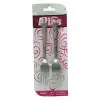 6 Parça  Metal Tatlı Çatalı Bx40