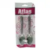 6 Parça  Metal Tatlı Kaşık Bx40