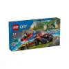 60412 LEGO® City 4x4 Kurtarma Botlu İtfaiye Kamyonu 301 parça +5 yaş