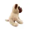 62566 Peluş Buldog Köpek 35 cm