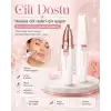 Kadınlara Özel 2 Başlıklı Kaş Düzeltici ve Hassas Bölge Tüy Alma Epilasyon Aleti