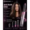 5 Başlıklı Çok Fonksiyonlu Saç Şekillendirici Fön Fırçası ve Bukle Yapıcı Set