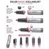 Hacimli Fön, Dalgalı Saç ve Bukle İçin 5 Başlıklı Çok Amaçlı Saç Şekillendirici