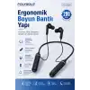 Kablosuz Stereo Spor Boyun Askılı Kulaklık 200 Saat Müzik Süreli Mikrofonlu