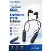 Bluetooth Uyumlu Spor Kulaklık Uzun Pil Ömürlü Boyun Askılı Stereo Sesli