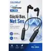 Bluetooth Uyumlu Spor Kulaklık Uzun Pil Ömürlü Boyun Askılı Stereo Sesli