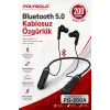Mikrofonlu Kablosuz Spor Kulak İçi Kulaklık 200 Saat Müzik Dinleme Süreli