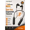 Boyun Askılı Kablosuz Stereo Kulaklık Spor Kullanıma Uygun Mikrofonlu Model