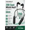 Uzun Süre Kullanımlı Kablosuz Kulak İçi Spor Kulaklık Stereo Ses Mikrofonlu