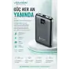 22.5W Hızlı Şarj Özellikli 10000 mAh Kapasiteli Kompakt Powerbank