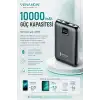 22.5W Hızlı Şarj Özellikli 10000 mAh Kapasiteli Kompakt Powerbank