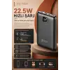 Dijital Ekranlı 10000 mAh Taşınabilir Harici Şarj Cihazı Hızlı Dolumlu