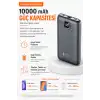 Çok Girişli 10000 mAh Powerbank 22.5W Hızlı Şarj Destekli Mobil Batarya