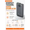 Çok Girişli 10000 mAh Powerbank 22.5W Hızlı Şarj Destekli Mobil Batarya