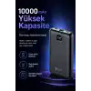Cep Telefonu Uyumlu 10000 mAh Dijital Göstergeli Hızlı Şarj Powerbank