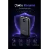 Cep Telefonu Uyumlu 10000 mAh Dijital Göstergeli Hızlı Şarj Powerbank