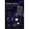 Cep Telefonu Uyumlu 10000 mAh Dijital Göstergeli Hızlı Şarj Powerbank