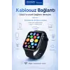 AMOLED Ekranlı Kablosuz Şarj Destekli Akıllı Saat Spor Modlu Bluetooth Uyumlu