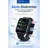 AMOLED Ekranlı Kablosuz Şarj Destekli Akıllı Saat Spor Modlu Bluetooth Uyumlu