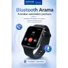 AMOLED Ekranlı Kablosuz Şarj Destekli Akıllı Saat Spor Modlu Bluetooth Uyumlu