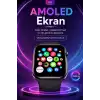 Spor Takip Özellikli AMOLED Ekran Akıllı Saat Telefon Uyumlu Bluetooth Bağlantılı