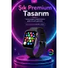 Spor Takip Özellikli AMOLED Ekran Akıllı Saat Telefon Uyumlu Bluetooth Bağlantılı