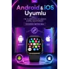 Spor Takip Özellikli AMOLED Ekran Akıllı Saat Telefon Uyumlu Bluetooth Bağlantılı