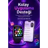 Spor Takip Özellikli AMOLED Ekran Akıllı Saat Telefon Uyumlu Bluetooth Bağlantılı