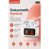 Akıllı Ekranlı Şarj Kutusuna Sahip Kablosuz Kulaklık Kulak İçi Stereo Ses Özellikli