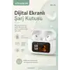 Dijital Ekranlı Şarj Kutulu Kablosuz Kulaklık Müzik Arama Ve Günlük Kullanım İçin
