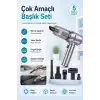 Çok Fonksiyonlu El Tipi Vakum Süpürge Hava Üfleme Cihazı Şarjlı Temizlik Seti