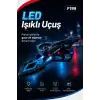 F199 Uzaktan Kumandalı Uçak Drone 2.4G Bağlantılı 360 Derece Dönüş Özellikli Oyuncak