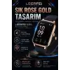 G39 Model Kablosuz Şarjlı Akıllı Saat Rose Gold Renk Bildirim Ve Arama Destekli