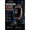 G39 Model Kablosuz Şarjlı Akıllı Saat Rose Gold Renk Bildirim Ve Arama Destekli