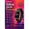 Spor Modlu Kablosuz Şarjlı Akıllı Saat Mesaj Bildirimli Rose Gold Tasarımlı Model
