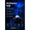 Uzaktan Kumandalı Yıldızlı Gökyüzü Projektörü Gece Lambası Ambiyans Işıklı