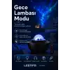 Uzaktan Kumandalı Yıldızlı Gökyüzü Projektörü Gece Lambası Ambiyans Işıklı