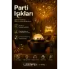 Yıldız Efektli Projektör Gece Lambası Müzik Destekli Ambiyans Ve Parti Işığı