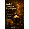 Yıldız Efektli Projektör Gece Lambası Müzik Destekli Ambiyans Ve Parti Işığı