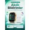 Bluetooth Uyumlu Akıllı Saat Ve Kablosuz Kulaklık Günlük Kullanıma Uygun Set