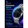 Kavisli Cam Tasarımlı Akıllı Saat AMOLED Ekran Üç Kordonlu Günlük Kullanım Seti