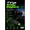 TV Uyumlu Kablosuz Oyun Konsolu Çift Gamepadli Klasik Arcade Oyun Cihazı Seti