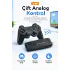 HDMI Girişli Kablosuz Retro Oyun Konsolu 2.4G Bağlantılı Çift Kollu Eğlence Seti