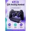 Çift Kollu Kablosuz Oyun Konsolu TV Bağlantılı Klasik Oyunlar İçin Pratik Set