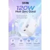 Turbo Şarj Destekli 120W Adaptör Ve Kablo Seti Telefon Uyumlu Pratik Kullanım