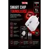 USB Kablolu 120W Güç Adaptörü Hızlı Şarj Destekli Mobil Cihaz Uyumlu Set